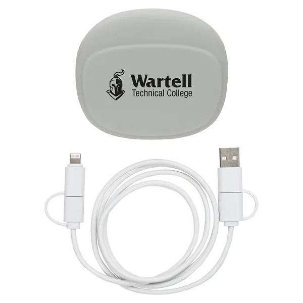 Light Gray color option for Stow N Go 4 In 1 60 W Pd 39  Data & Fast Charging Cable With