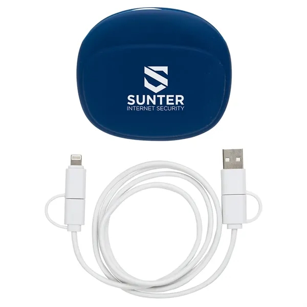 Medium Navy Blue color option for Stow N Go 4 In 1 60 W Pd 39  Data & Fast Charging Cable With