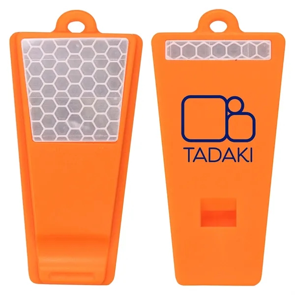 Medium Orange color option for Safety First Reflective Whistle