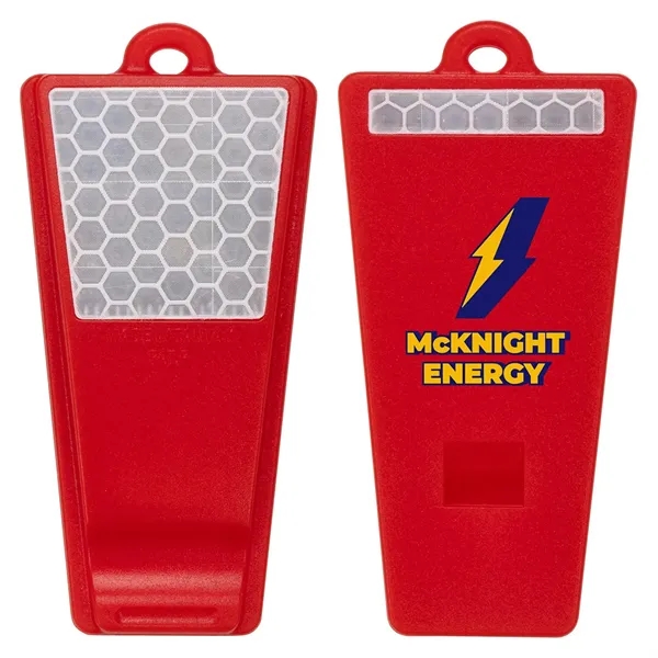 Medium Red color option for Safety First Reflective Whistle