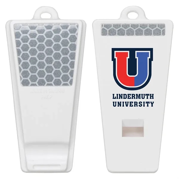 Medium White color option for Safety First Reflective Whistle