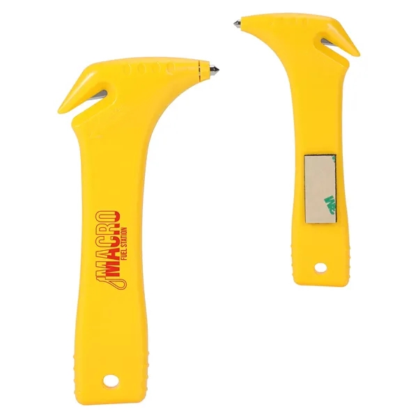 Medium Yellow color option for Car Escape Tool With Cutter