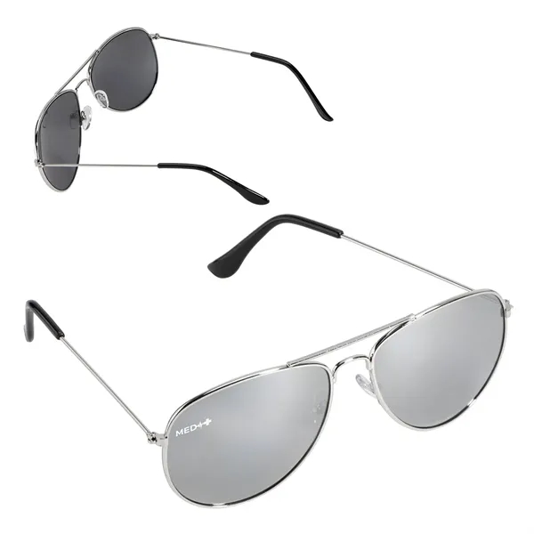 Medium Silver color option for Miami Sunglasses
