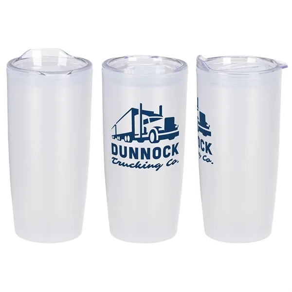 Frosted Clear color option for Echelon 22 Oz Polypropylene Tumbler