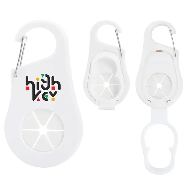 Medium White color option for Clipper Towel & Bottle Holder