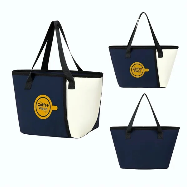 Medium Navy Blue color option for Wrightwood Nylon Lunch Cooler Tote