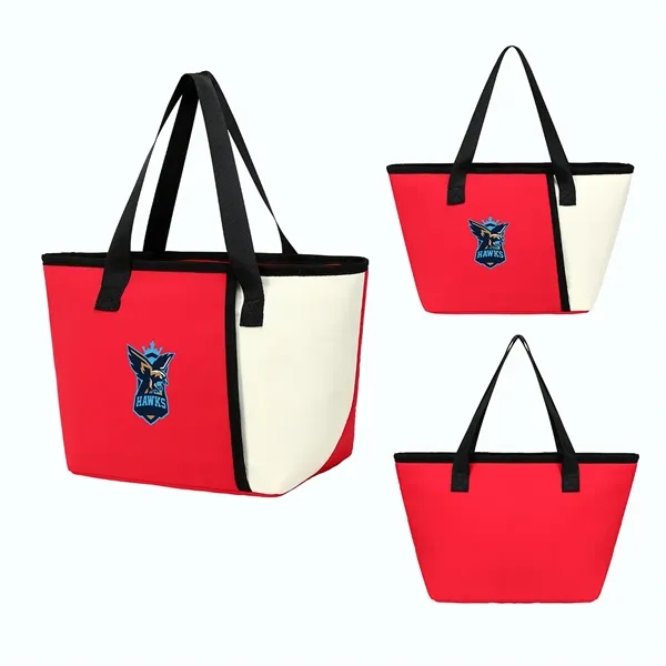 Medium Red color option for Wrightwood Nylon Lunch Cooler Tote