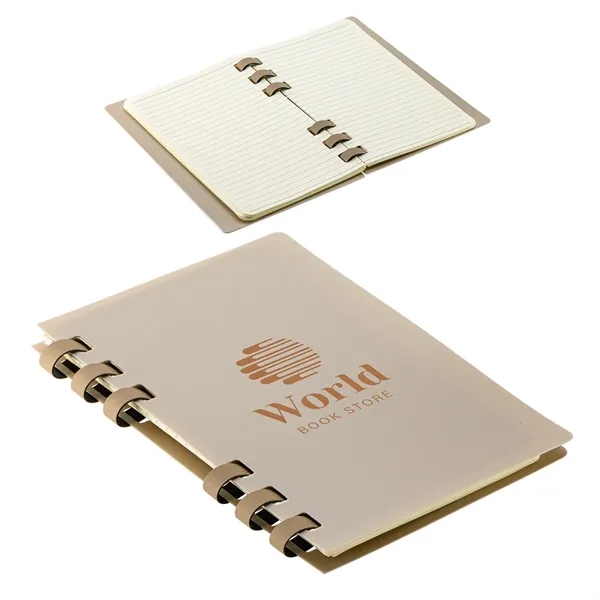 Medium Gray color option for Campus 6 Ring Notebook Made With Repreve® Recycled Polyprop