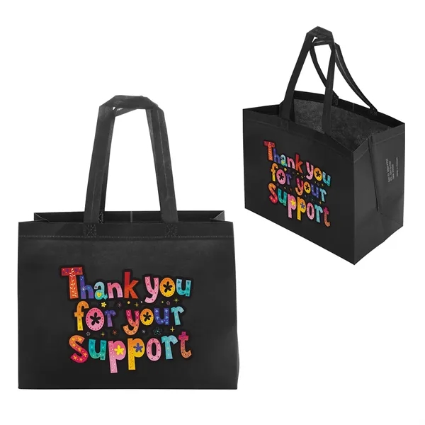 Medium Black color option for Kingston 80 Gsm Recycled Non Woven Polypropylene Heat Sealed