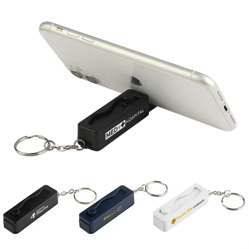 Main photo of Contour Phone Stand Key Chain With Finger Fidget