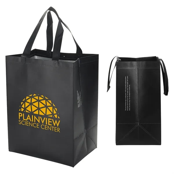 Medium Black color option for Calypso 75 Gsm Recycled Non Woven Polypropylene Heat Sealed I