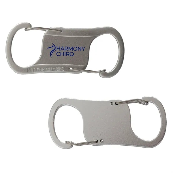 Medium Silver color option for Best Buddy Tools® Dual Carabiner