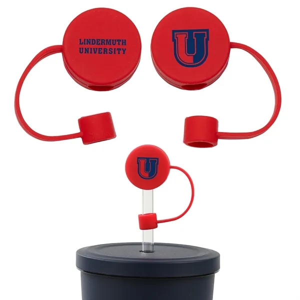 Medium Red color option for Flip N Sip Silicone Straw Cap