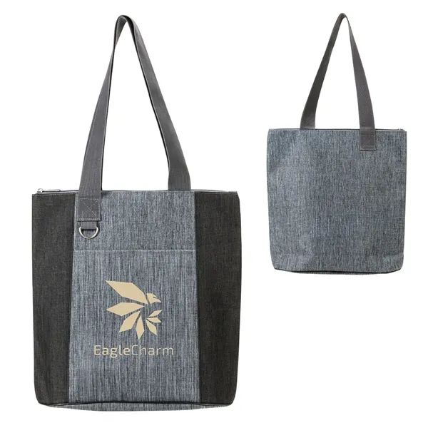 Medium Black color option for Kenmore Heathered Polyester Event Tote