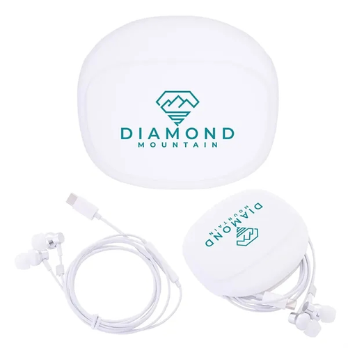 Photo of Opus Usb C Wired Earbuds With Silicone Pouch