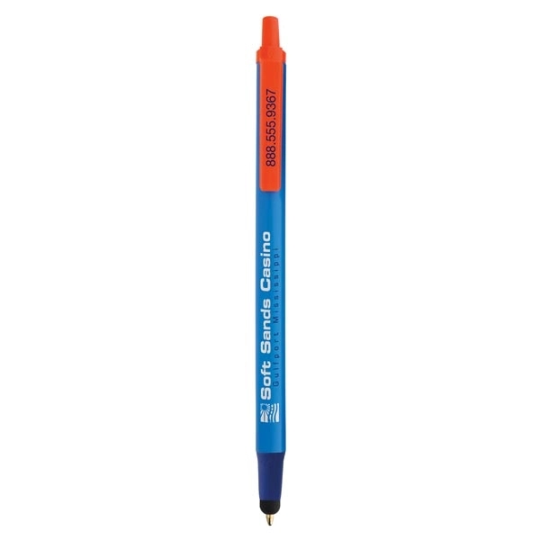 Orange color option for Bic Clic Stic Stylus Pen