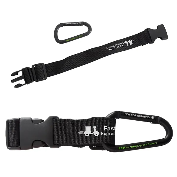 Medium Black color option for Best Buddy Tools ® Adjustable Strap Carabiner