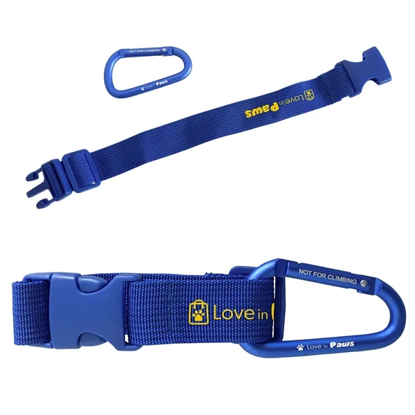 Medium Blue color option for Best Buddy Tools ® Adjustable Strap Carabiner