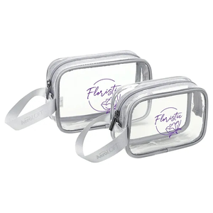 Photo of Aero Loft® Clear View 2 Pc Travel Toiletry Bags