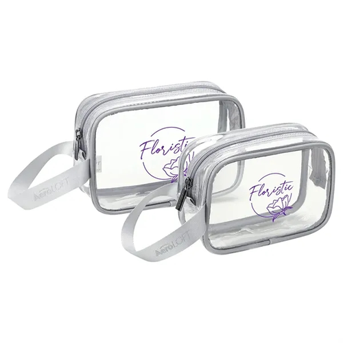 Photo of Aero Loft® Clear View 2 Pc Travel Toiletry Bags