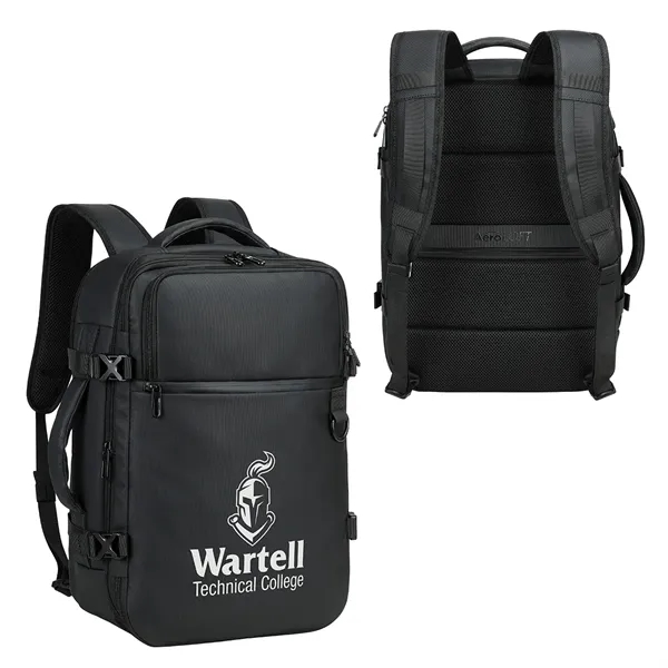 Medium Black color option for Aero Loft® Hybrid Travel Backpack