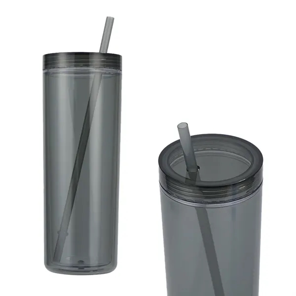 Smoke color option for Arden 16 Oz Recycled Acrylic Straw Tumbler