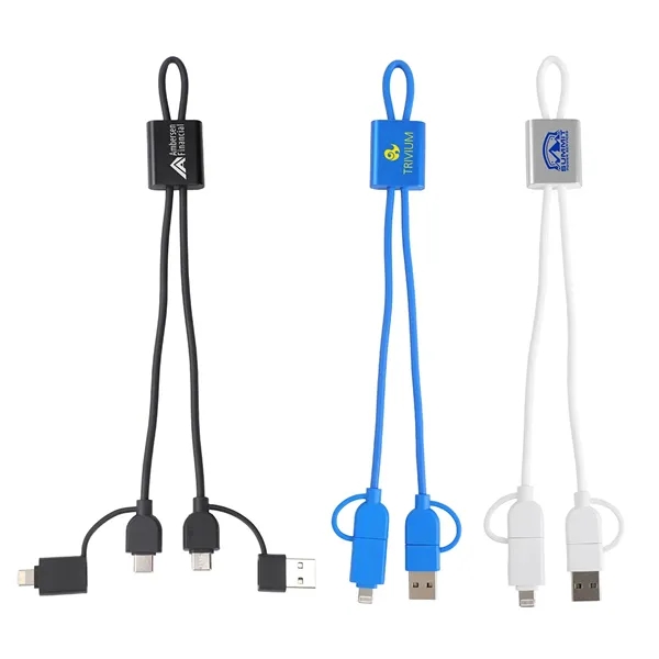 Medium Blue color option for Forge 4 In 1 60 W Data & Fast Charging Cable