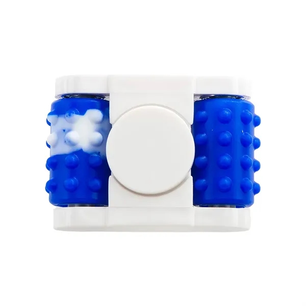 Blue/White color option for Massage Roller With Spinner