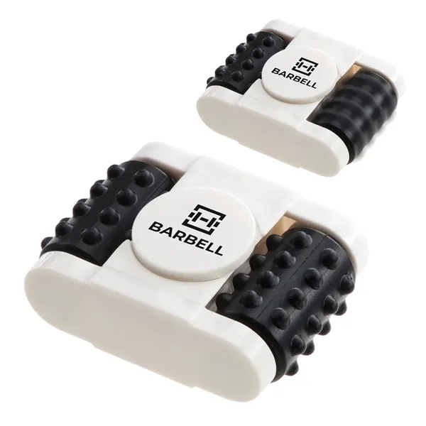 Medium Black color option for Massage Roller With Spinner
