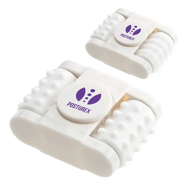 Medium White color option for Massage Roller With Spinner