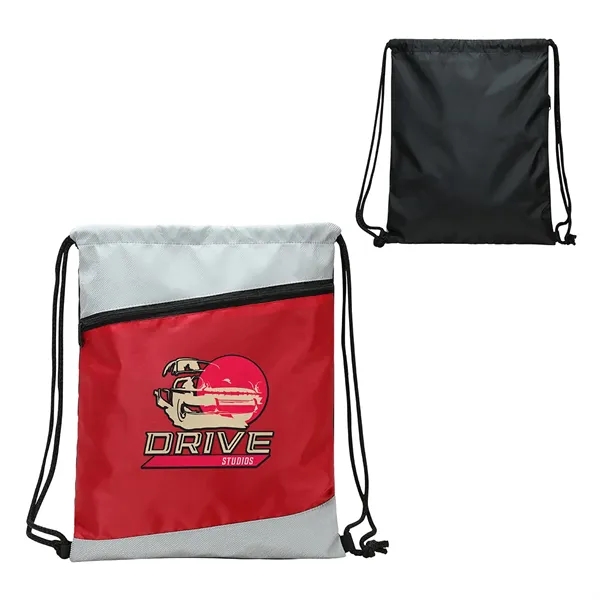 Medium Red color option for Gateway Rpet Drawstring Bag