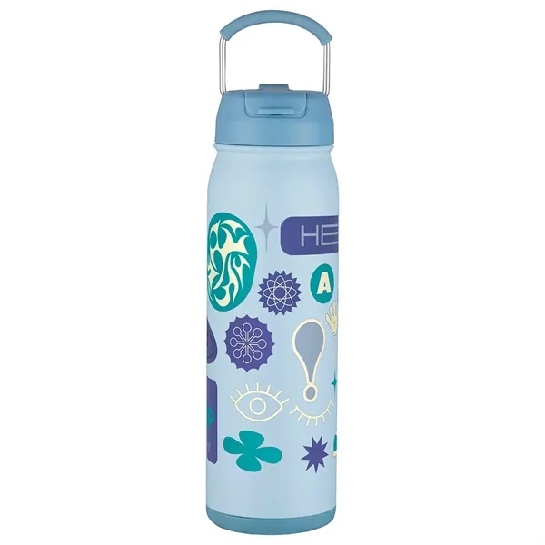 Light Blue color option for Tuscany 24 Oz Eco Friendly 2 In 1 Vacuum Insulated Bottle