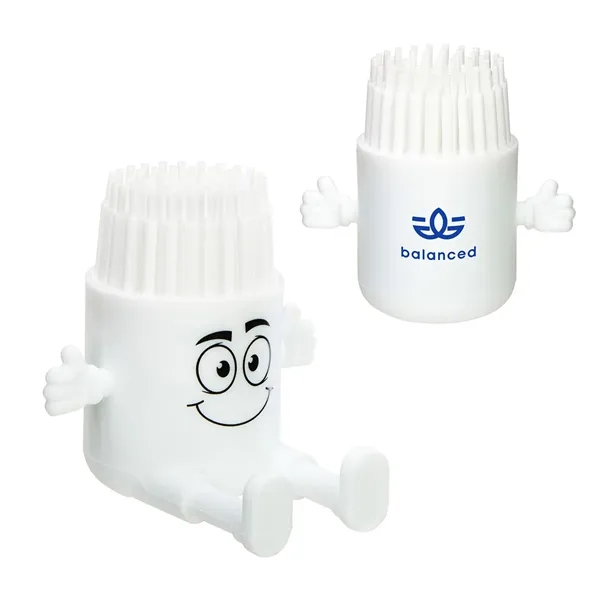 Medium White color option for Bristle Buddy Flexible Phone Stand
