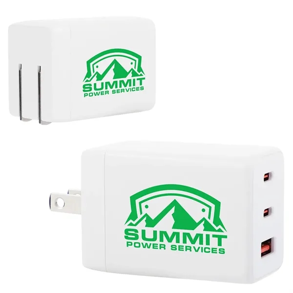 Medium White color option for Convoy 65 W 3 Port Wall Charger