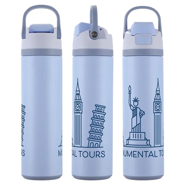 Light Blue color option for Lark 24 Oz Vacuum Recycled Stainless Steel Bottle