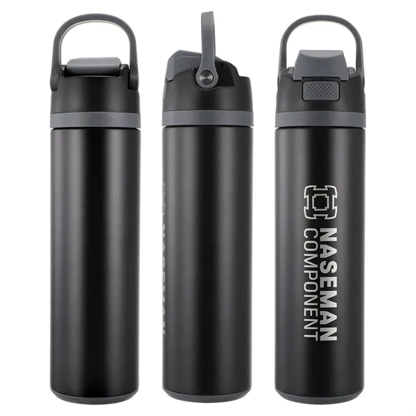 Medium Black color option for Lark 24 Oz Vacuum Recycled Stainless Steel Bottle