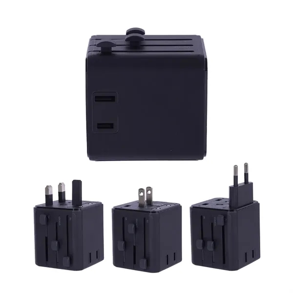 Medium Black color option for Passport Universal Travel Adapter