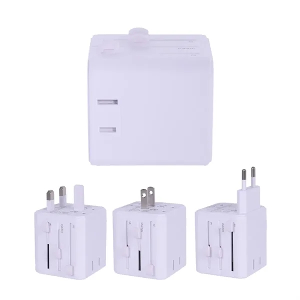 Medium White color option for Passport Universal Travel Adapter