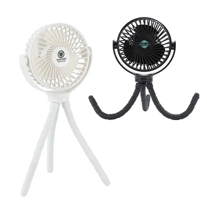 Photo of Twisty Rechargeable Portable Fan With Bendable Tripod Feet