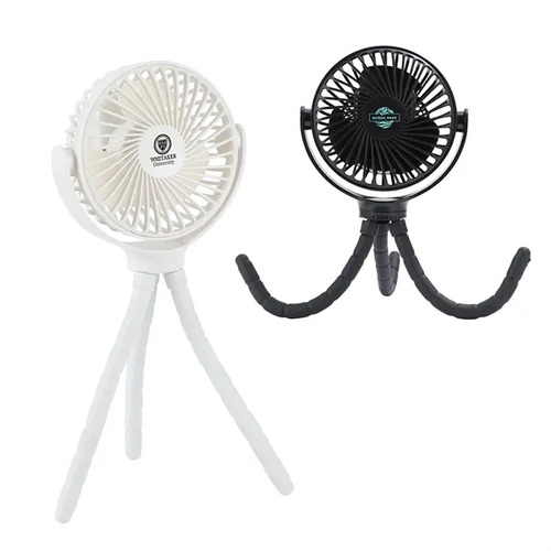 Main photo of Twisty Rechargeable Portable Fan With Bendable Tripod Feet