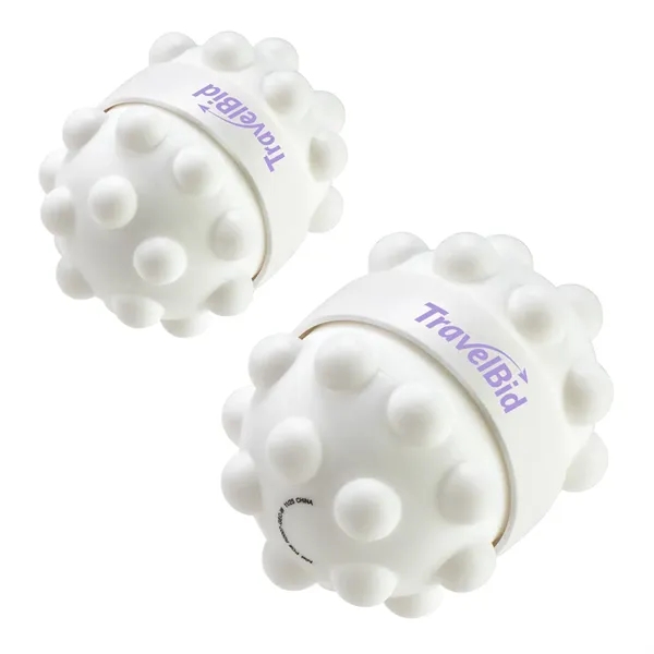 Medium White color option for Push Pop And Spinner Ball