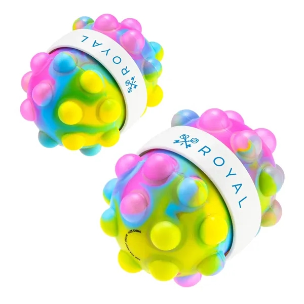 Rainbow color option for Push Pop And Spinner Ball