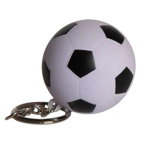 White color option for Soccer Ball Squeezie Keyring