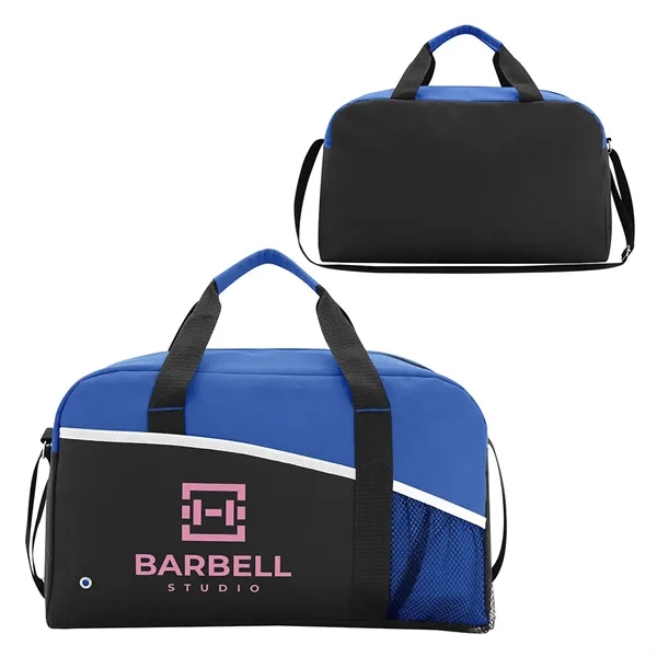Medium Royal Blue color option for Sideline Polyester Duffel Bag