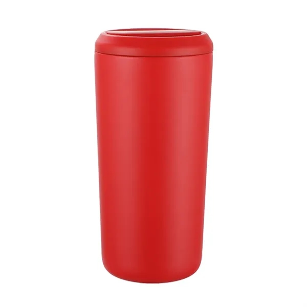 Medium Red color option for Talia 16 Oz Eco Friendly Vacuum Insulated Tumbler