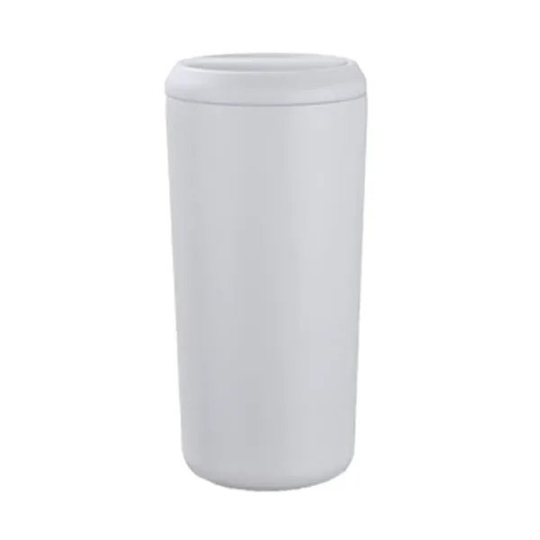 Medium White color option for Talia 16 Oz Eco Friendly Vacuum Insulated Tumbler