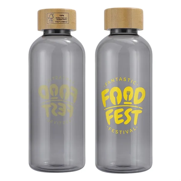 Smoke color option for Vida 22 Oz Rpet Reusable Sports Bottle W/ Bamboo Lid