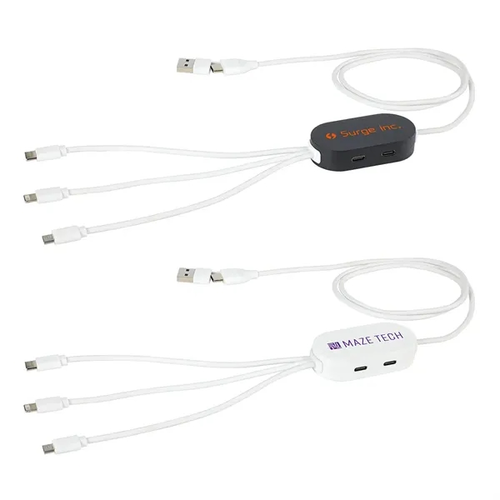 Main photo of Triumph 3 In 1 Charging Cable With 4 Port Usb Hub And Recycl