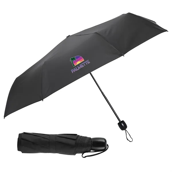 Medium Black color option for Bayside 42  Arc Value Umbrella