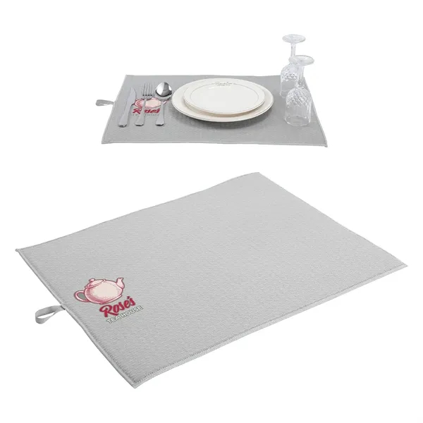 Medium Gray color option for Saloon 20  X 15  Dish Drying Mat